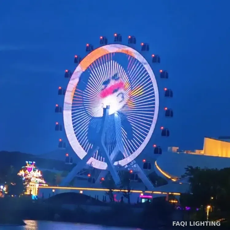 福建福州闽侯县旗山湖旗旗探险乐园42米摩天轮